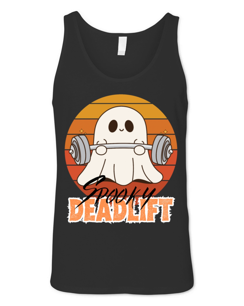 Deadlift spooky gym lovers Unisex Jersey Tank