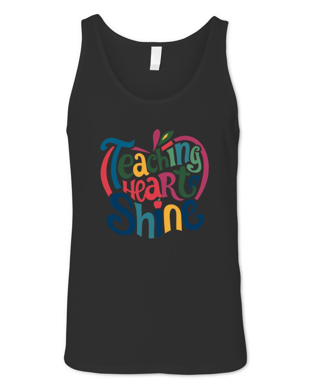 Teachers Heart Shirts Unisex Jersey Tank