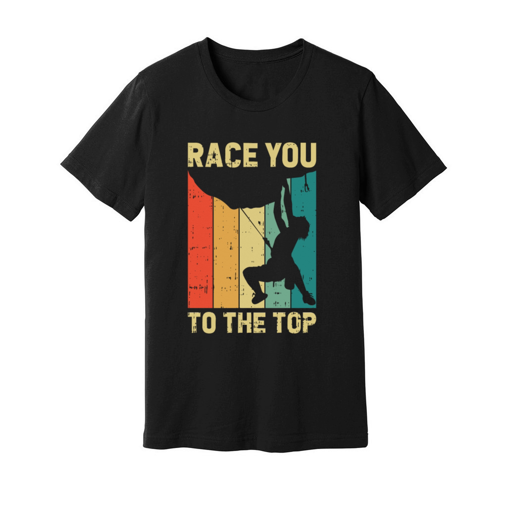 Race You to the Top Unisex Jersey Tee