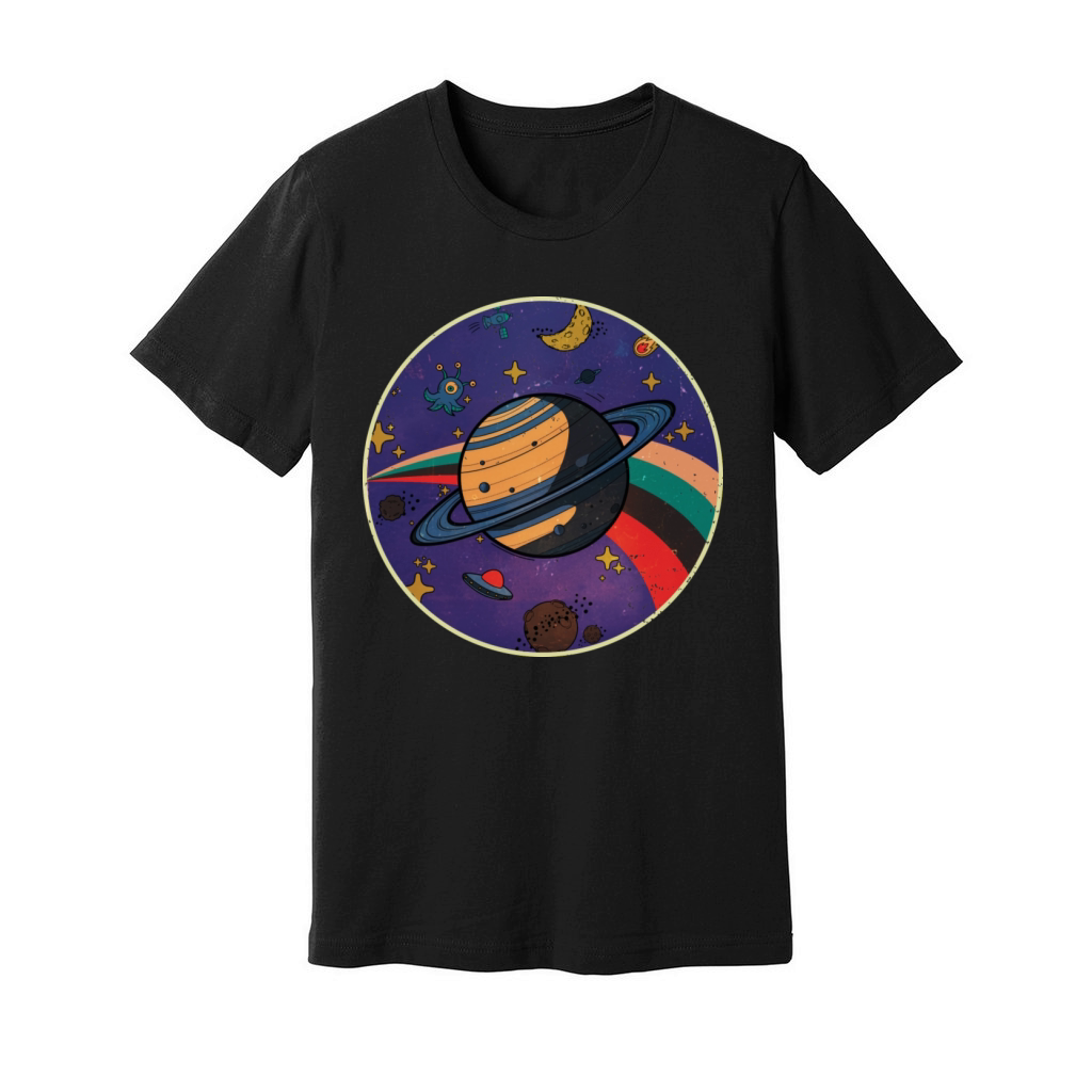 Saturn - Planet Vintage Unisex Jersey Tee
