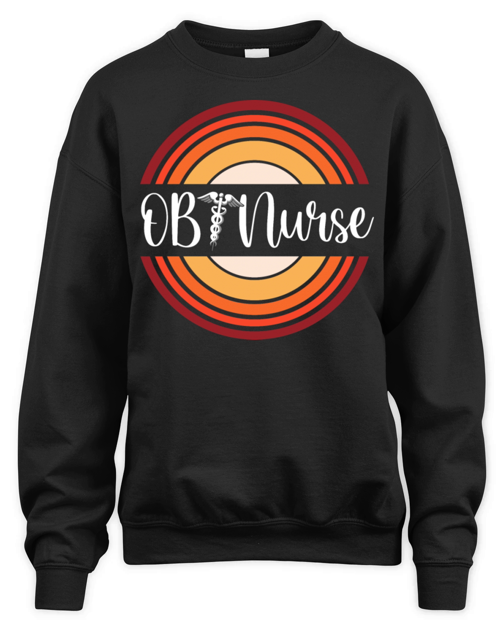 Vintage Obstetrics Ob Sonographer Ob Nurse Unisex Premium Crewneck Sweatshirt