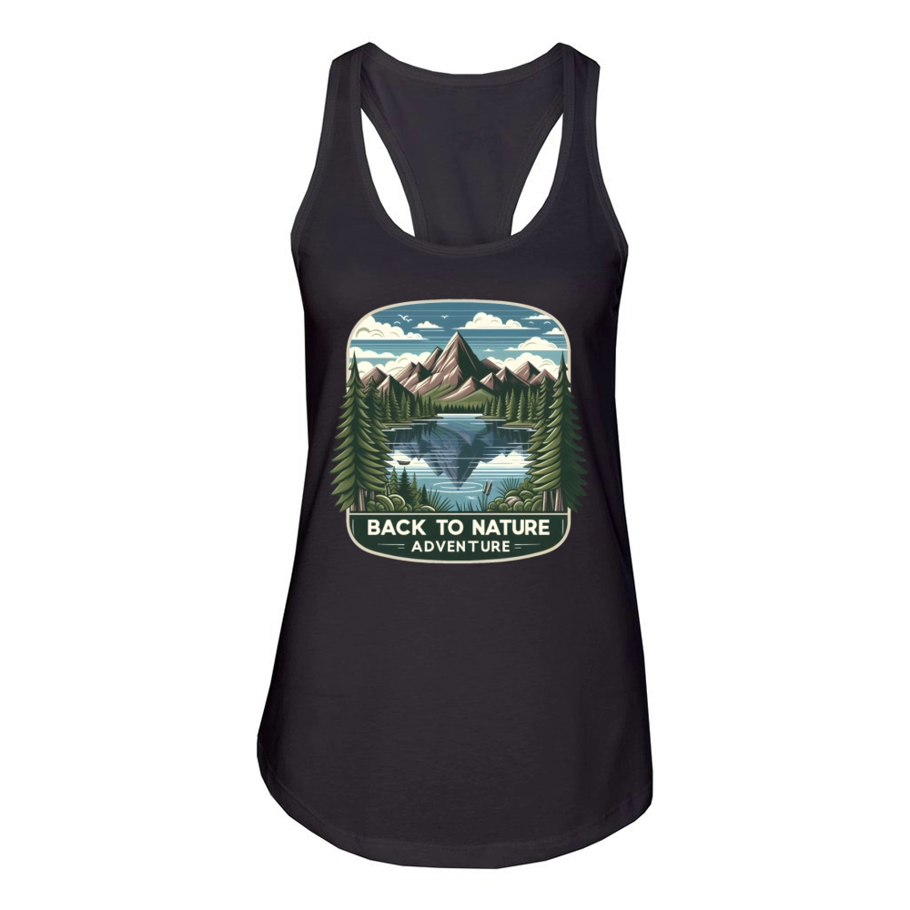 Back to nature Women's Racerback Tank