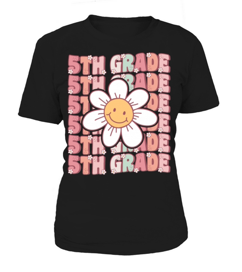 Groovy 5th Grade Cute Back To School Women's T-Shirt