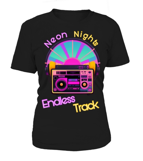 Neon Nights Endless Track Women's T-Shirt