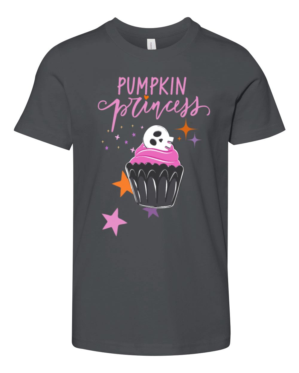 Pinkoween Funny Quote Pumpkin Princess Youth Unisex Jersey Tee