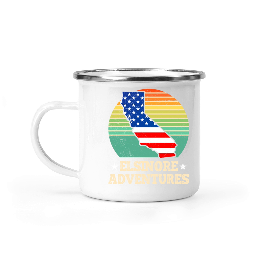 ELSINORE ADVENTURES USA Lake Elsinore Nevada Camping Mug