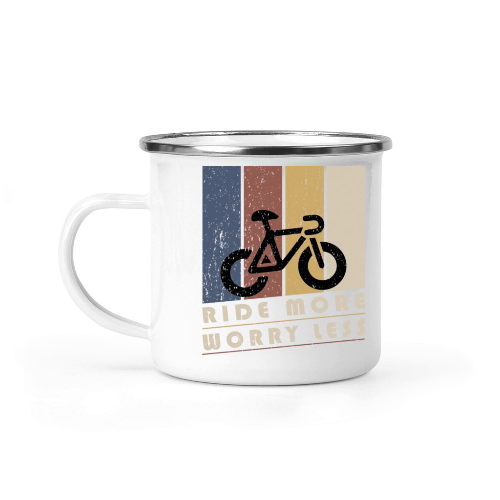 Ride More Worry Less Camping Mug