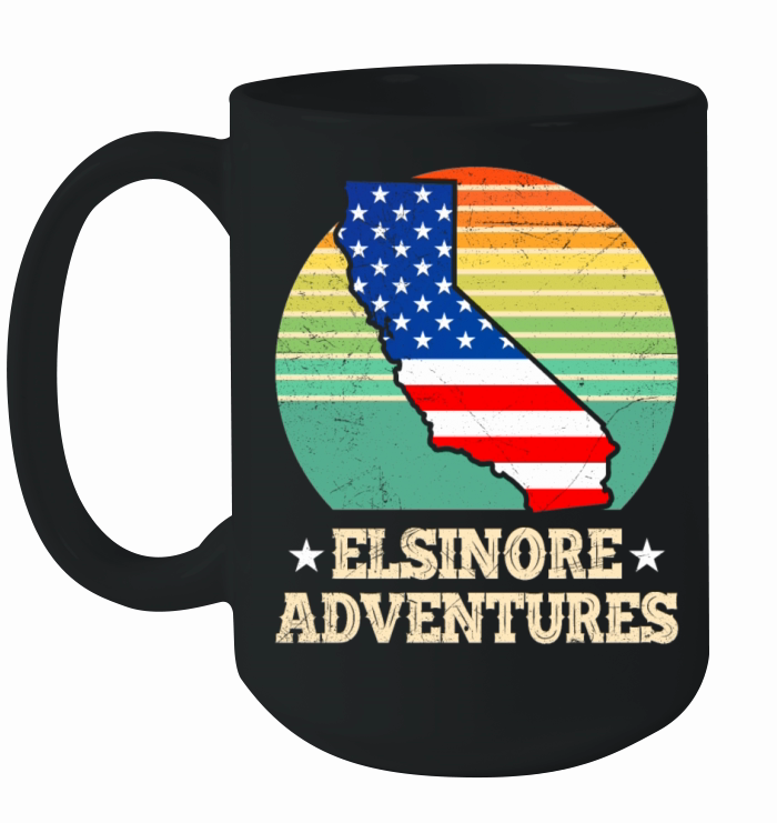 ELSINORE ADVENTURES USA Lake Elsinore Nevada Ceramic Mug