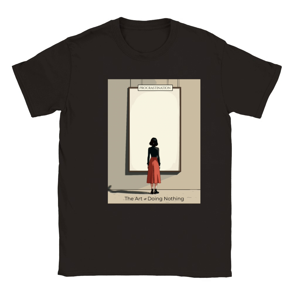 Procrastination - The Art of Doing Nothing Classic Kids Crewneck T-shirt