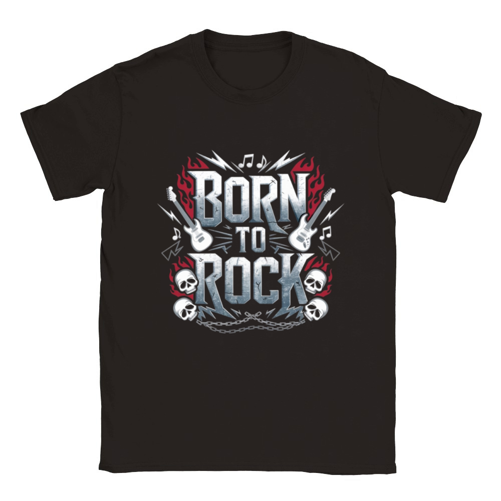 Rock on Classic Kids Crewneck T-shirt