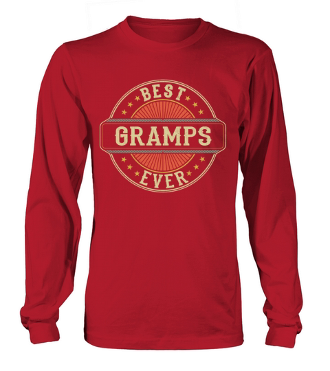 Best Gramps Ever Retro Vintage Grandad Fathers Day Long sleeved Unisex