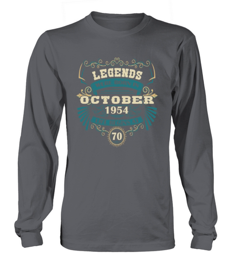 Legends born October 1954 vintage Western Long sleeved Unisex