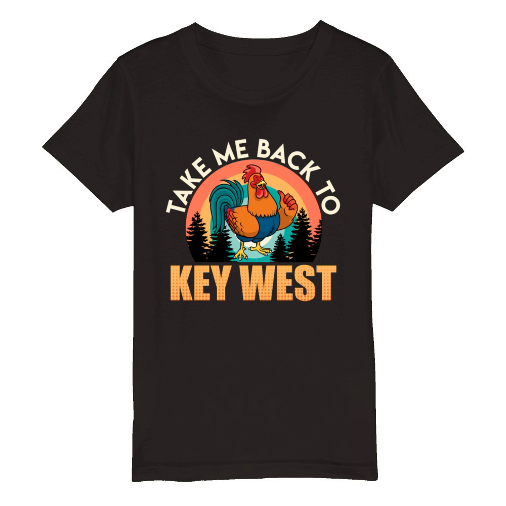 Conch Republic Vintage TAKE ME BACK TO KEY-WEST Organic Kids Crewneck T-shirt