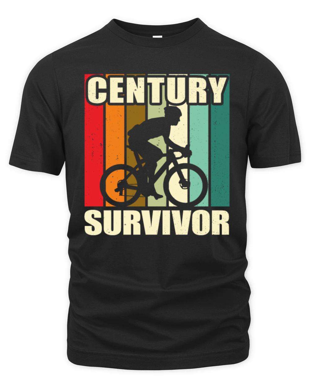Century Survivor 100 Mile Bicycle Road Cycling Organic Unisex T-shirt