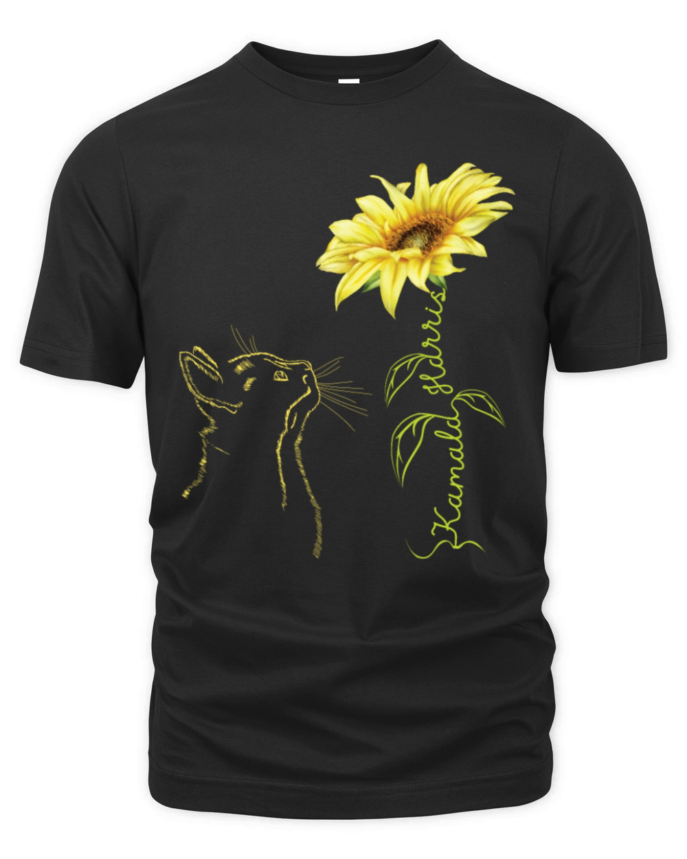 Kamala Harris For President 2024 Sunflower Vintage Organic Unisex T-shirt