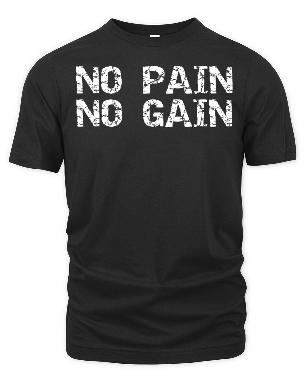 No Pain No Gain Bodybuilder Fitness Workout Gym Organic Unisex T-shirt