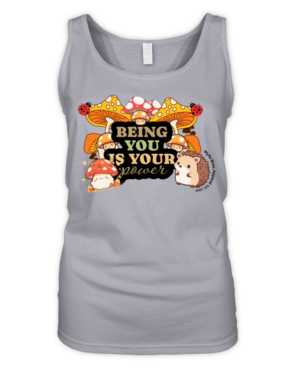 HEDGEHOG MUSHROOMS Organic Women's Tank Top