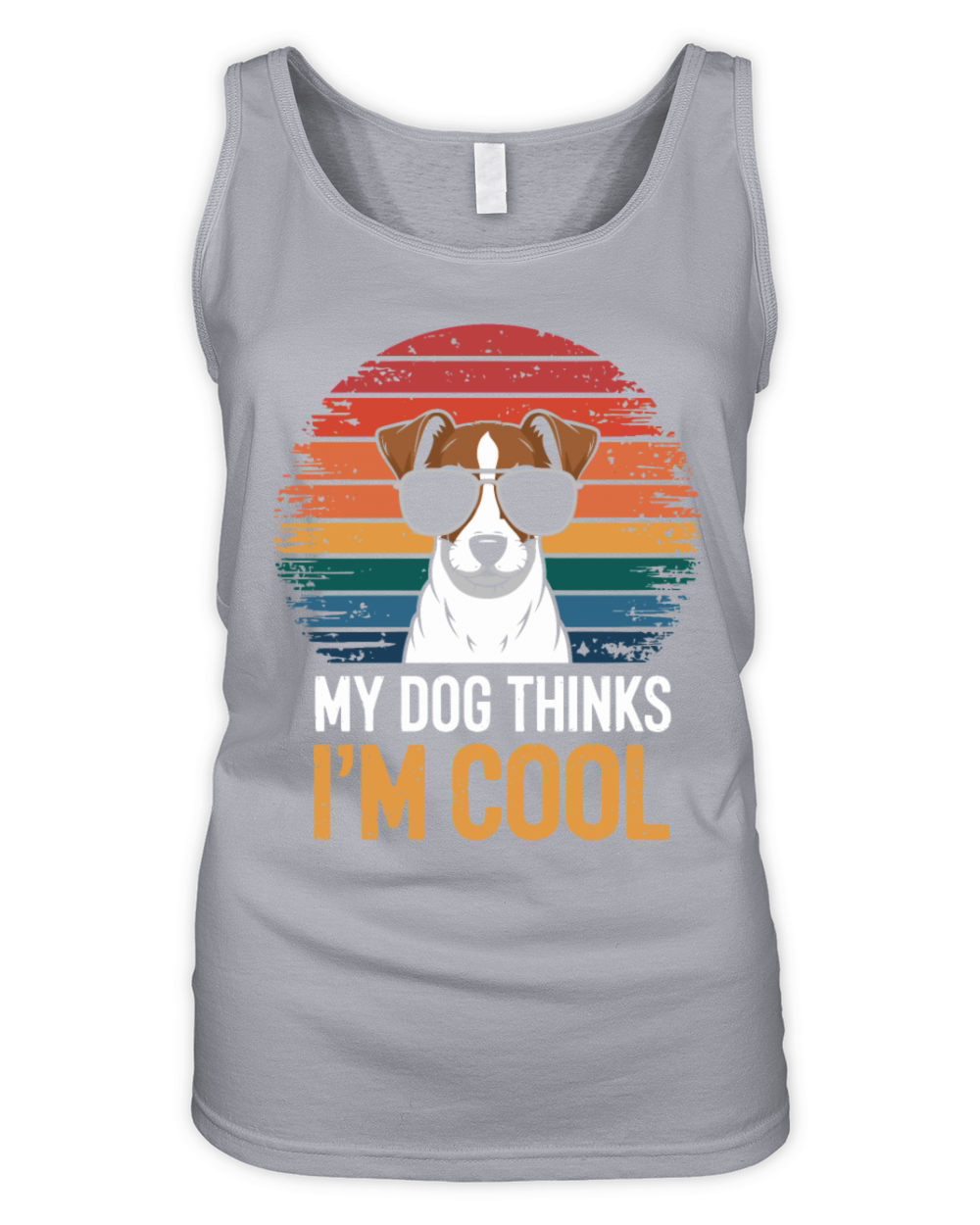 Jack Russell Terrier My Dog Thinks Im Cool Organic Women's Tank Top