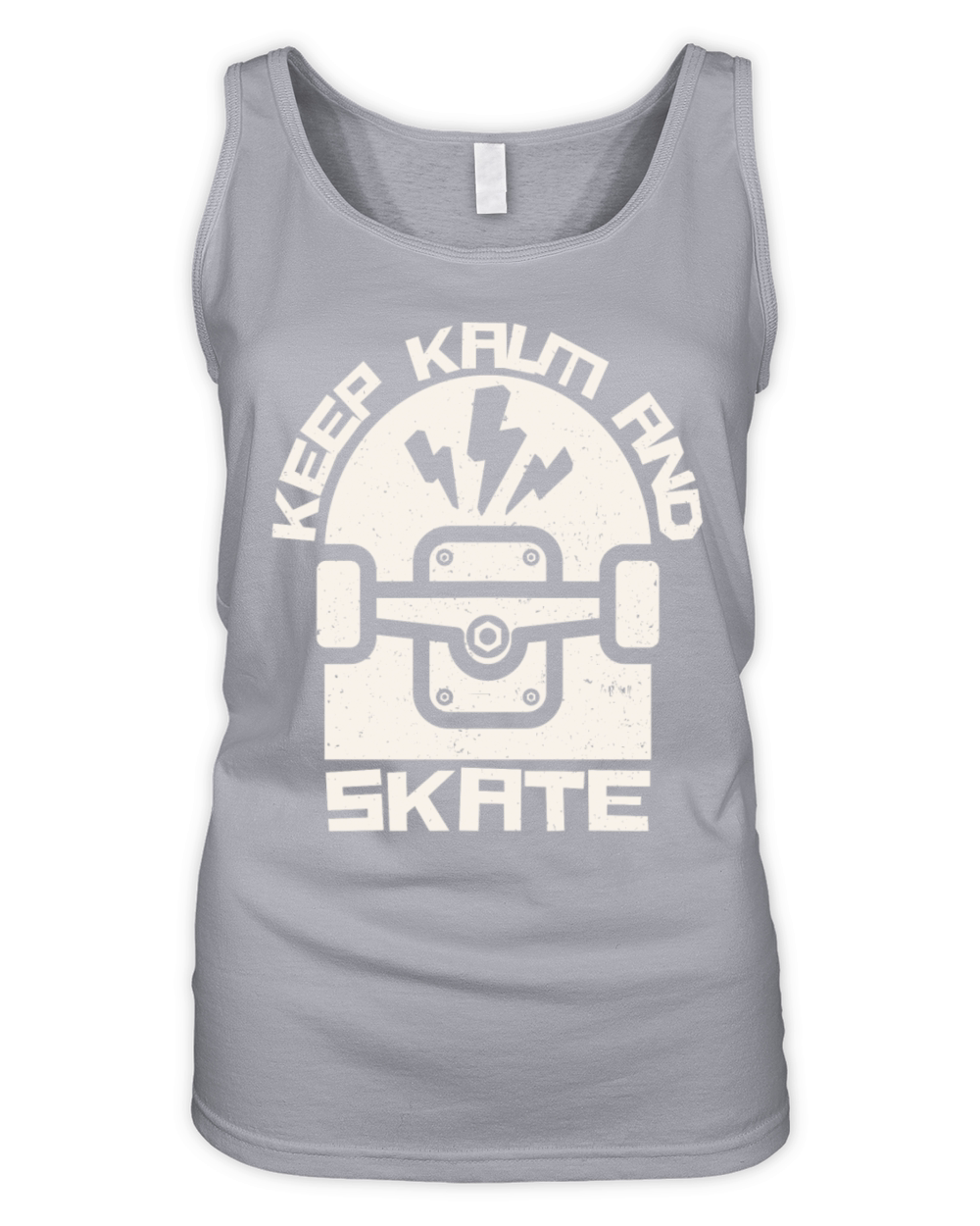 Keep Calm And Skate Organic Women's Tank Top