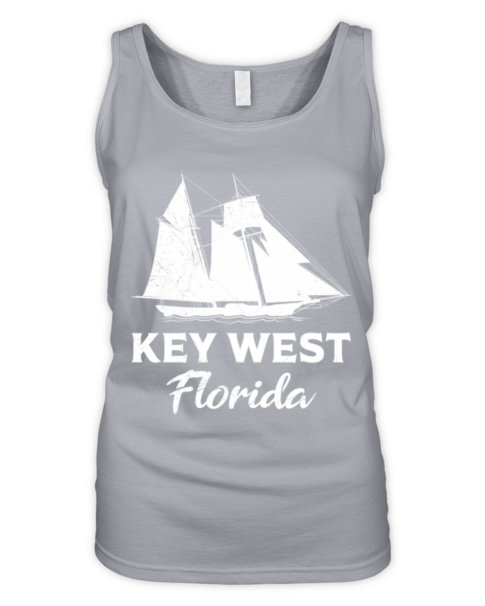 KEY-WEST FLORIDA Sailing Sunshine-State West Keys Organic Women's Tank Top