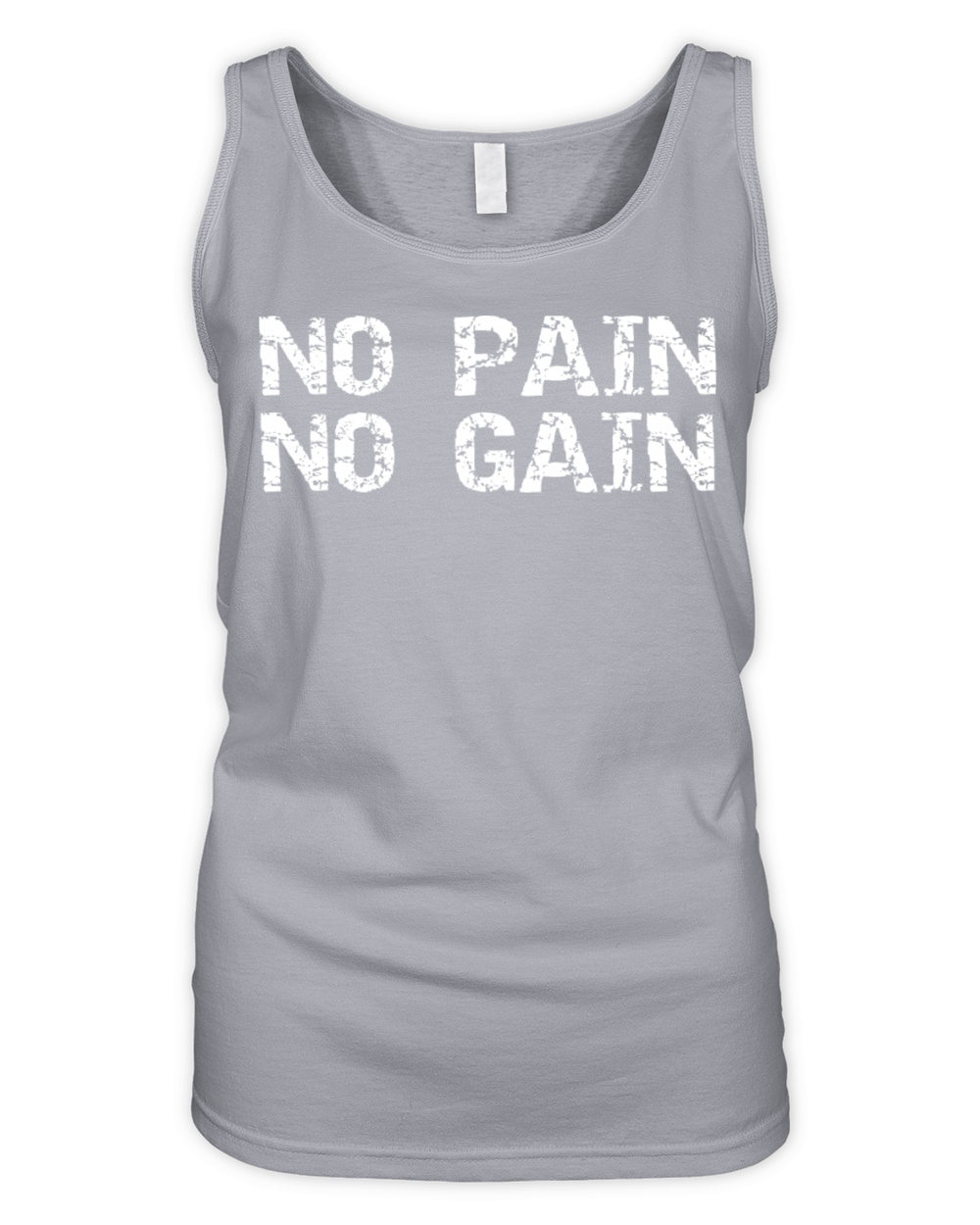 No Pain No Gain Bodybuilder Fitness Workout Gym Organic Women's Tank Top