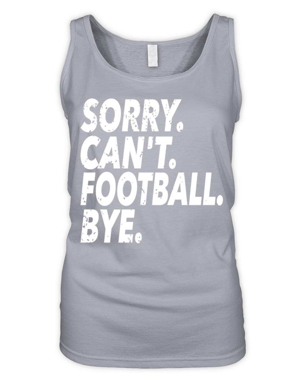 Sorry Cant Football Bye Funny Soccer Sport Organic Women's Tank Top