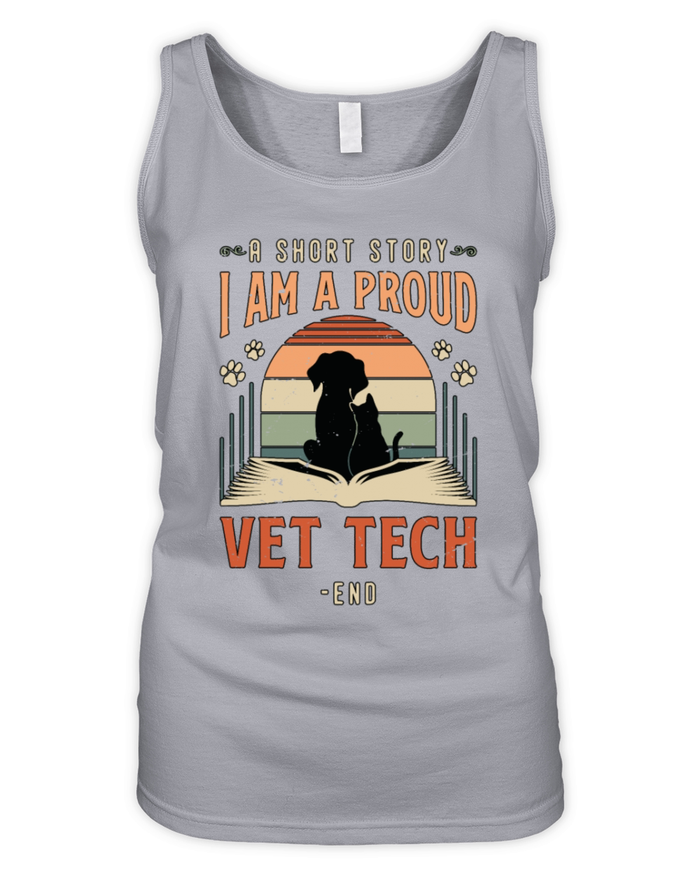 Vet Tech A Short Story I Am A Veterinary Medicine Organic Women's Tank Top