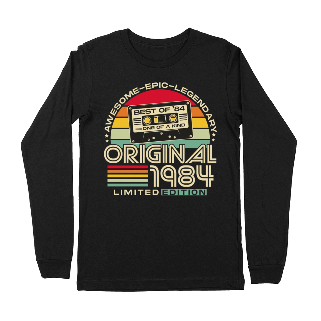 Vintage 1984 Retro 40th Birthday Premium Long Sleeve