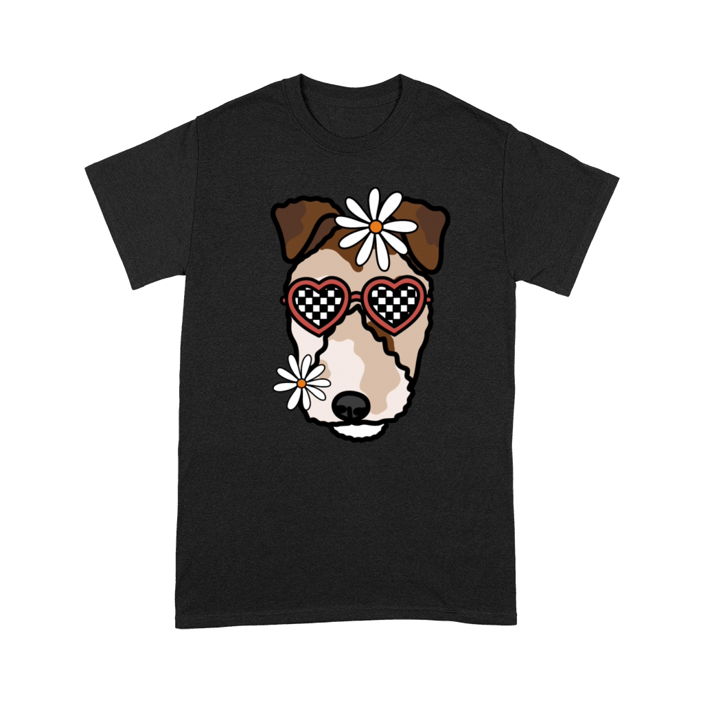 Wire Fox Terrier Retro Dog Premium T-shirt