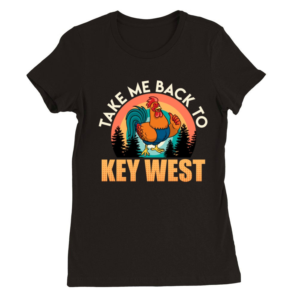 Conch Republic Vintage TAKE ME BACK TO KEY-WEST Premium Womens Crewneck T-shirt