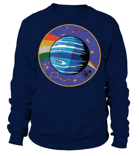 Neptune - Planet Vintage Sweatshirt Unisex