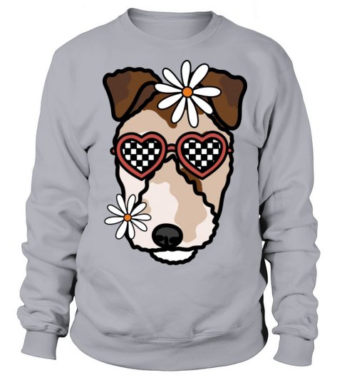 Wire Fox Terrier Retro Dog Sweatshirt Unisex