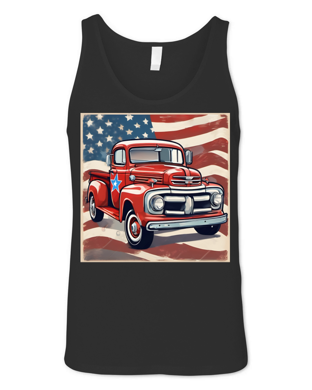 car vintage Unisex Jersey Tank