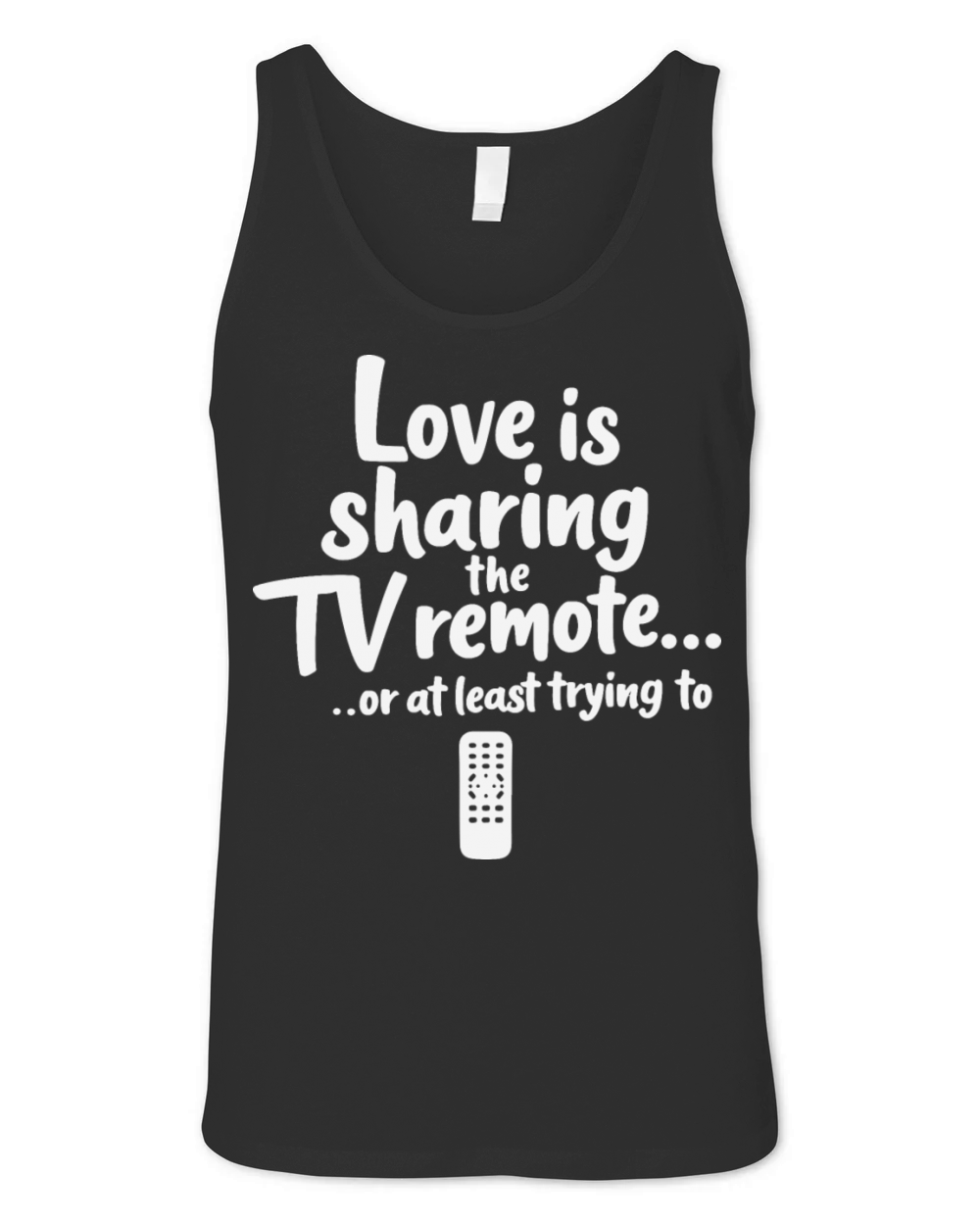 Funny Couples - Remote Control Romance Unisex Jersey Tank