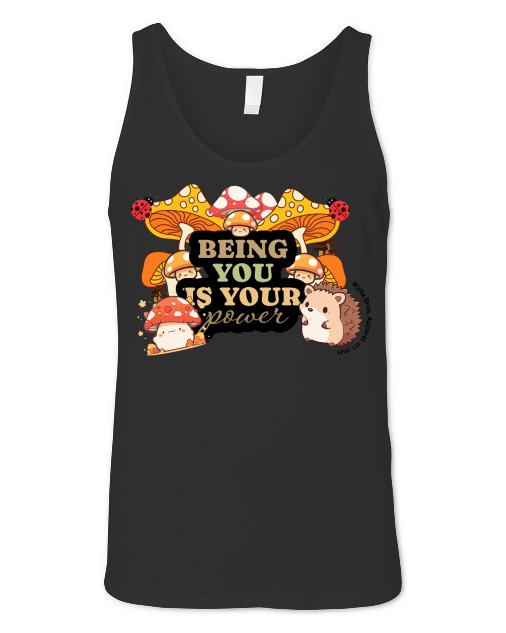 HEDGEHOG MUSHROOMS Unisex Jersey Tank