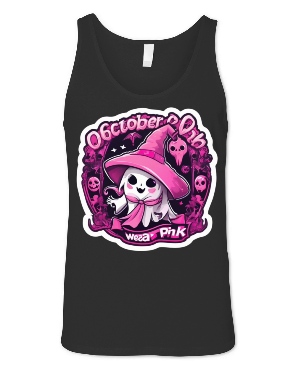 In October We Wear Pink Unisex Jersey Tank