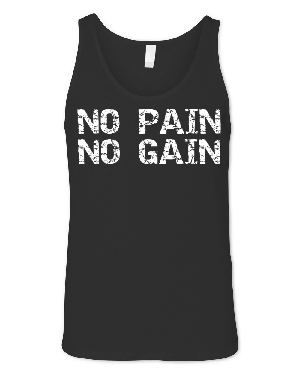 No Pain No Gain Bodybuilder Fitness Workout Gym Unisex Jersey Tank