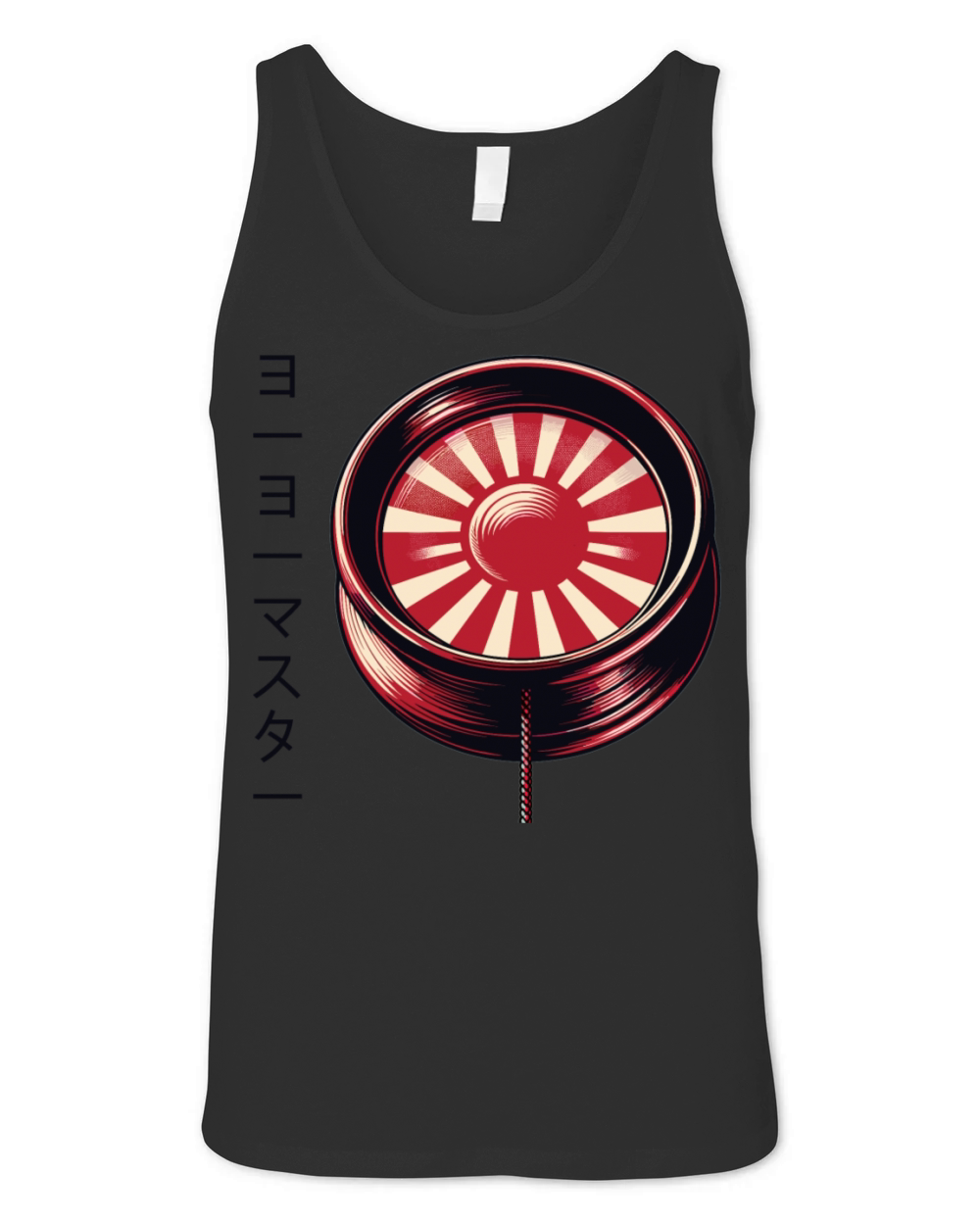 Yoyo Master Japanese Red Sun Yo-Yo Unisex Jersey Tank