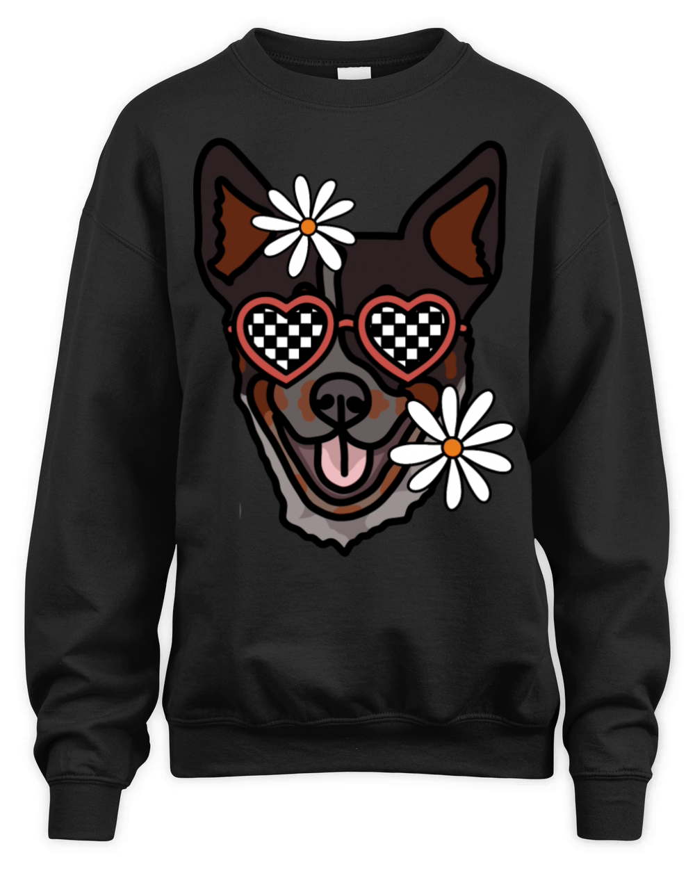 Heeler retro dog Unisex Premium Crewneck Sweatshirt