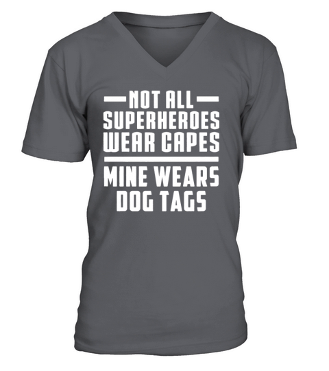 NOT ALL SUPERHEROS WEAR CAPS V-Neck T-shirt