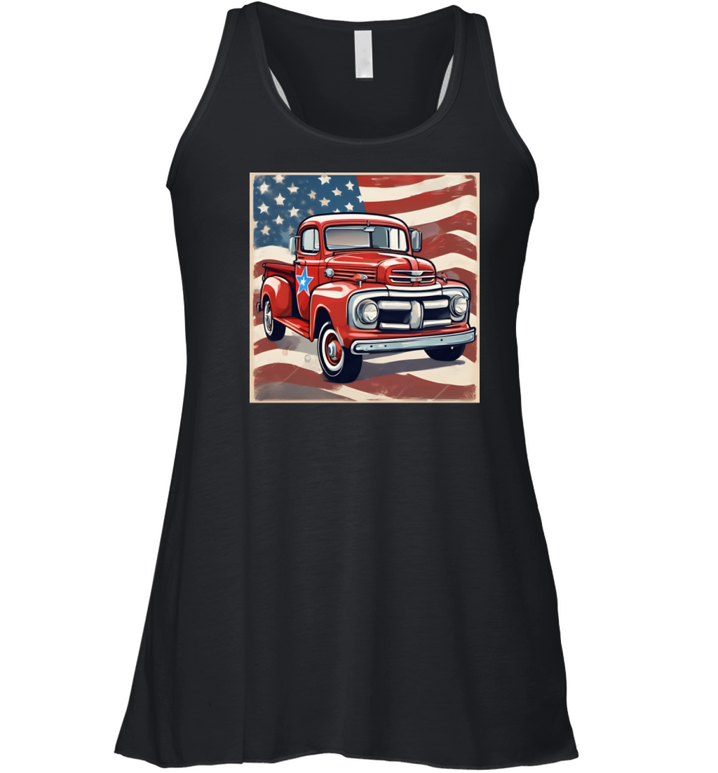 car vintage Women's Flowy Tank Top
