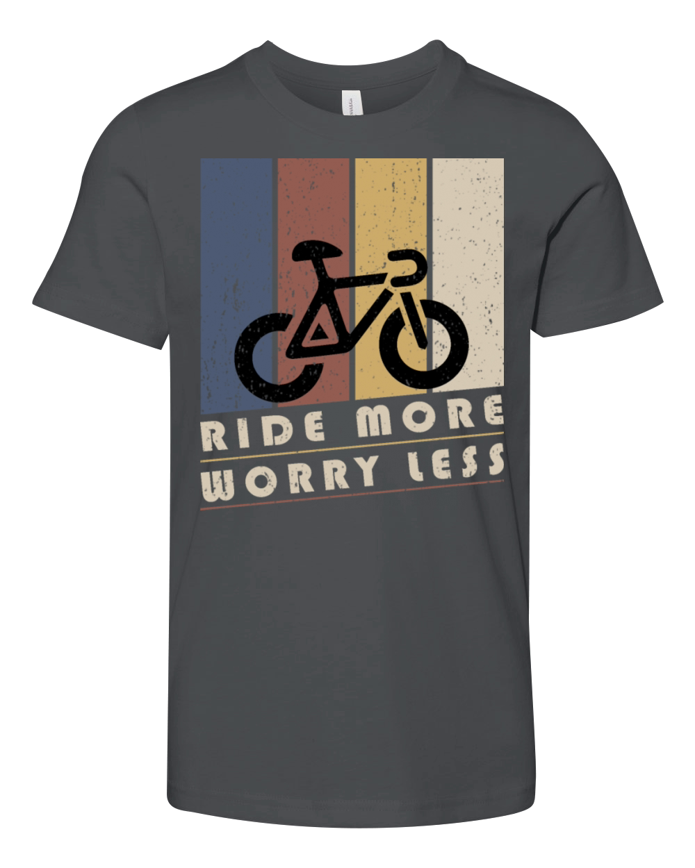 Ride More Worry Less Youth Unisex Jersey Tee
