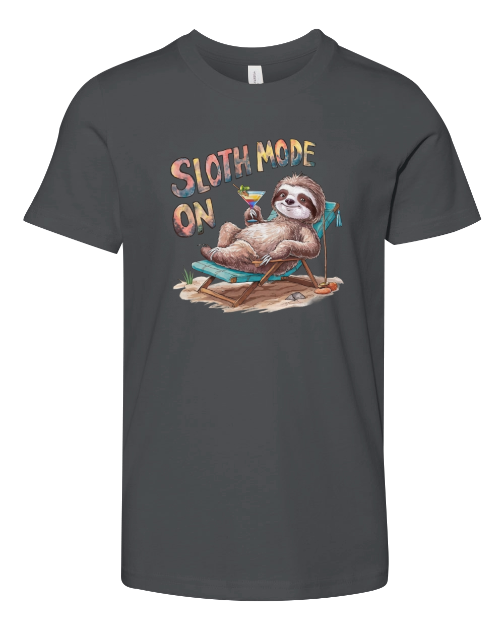 Sloth Mode On T shirt Youth Unisex Jersey Tee