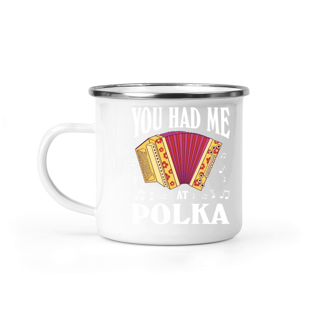 Funny Polka Dance Design for a Polka Muscian Camping Mug