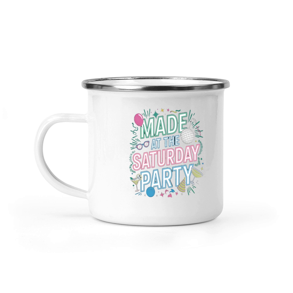 Party vibes - Made at the Saturday Camping Mug