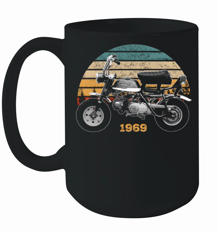 1969 Z50A Monkey Bike Vintage Motorcycle Ceramic Mug