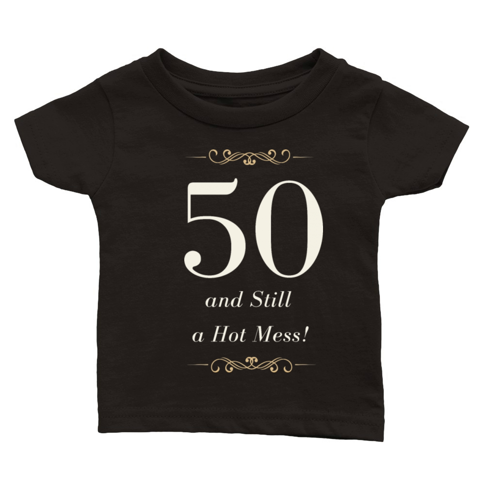 50th birthday shirts for women Classic Baby Crewneck T-shirt