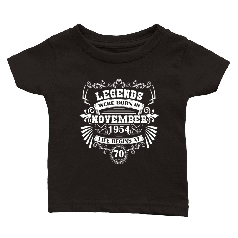Legends born 1954 November vintage western Classic Baby Crewneck T-shirt