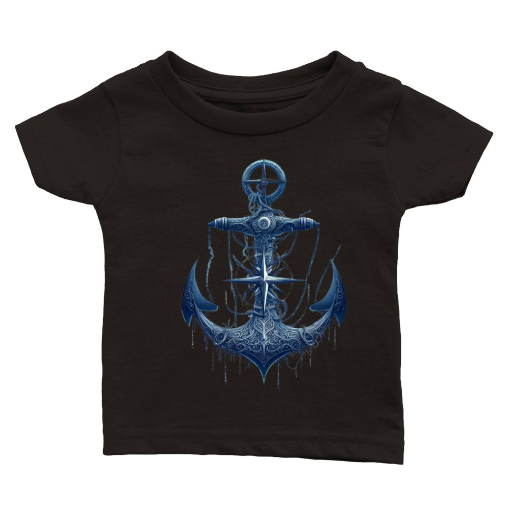 ship anchor Classic Baby Crewneck T-shirt