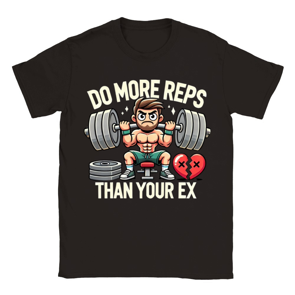 Funny Gym Motivation Lift More Than Your Ex Classic Kids Crewneck T-shirt
